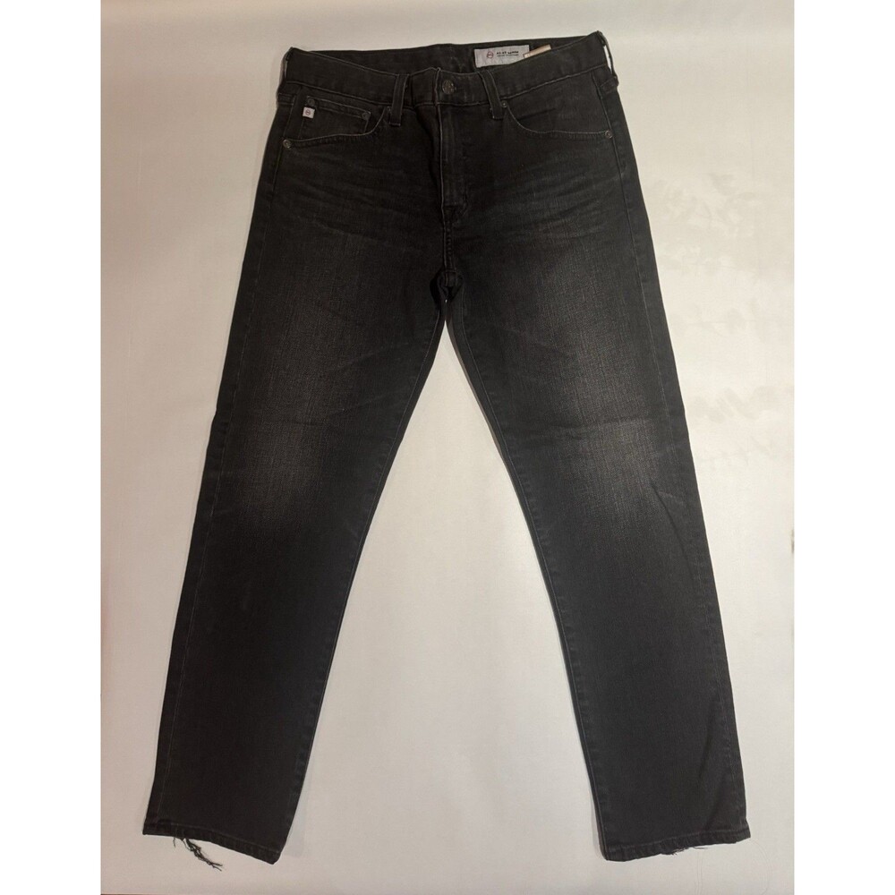 AG Adriano Goldschmied Ex-Boyfriend Slim Jeans 27 Faded Black Distressed NWOT